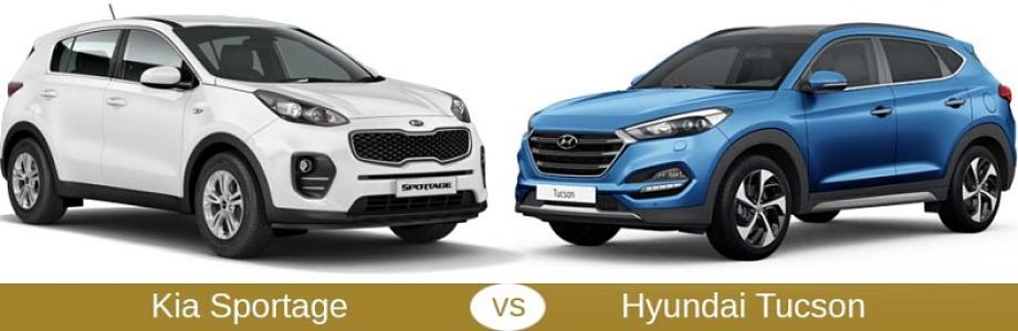 Hình ảnh ngoại thất Hyundai Tucson và Kia Sportage 1