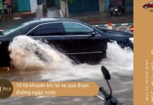 10 cách di chuyển xe qua các vùng ngập lụt